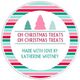 Oh Christmas Treats Round Gift Stickers in a Jar Image 2 of 2